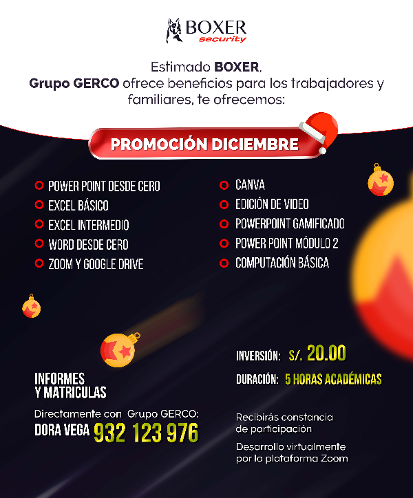 PROMOCIÓN DICIEMBRE